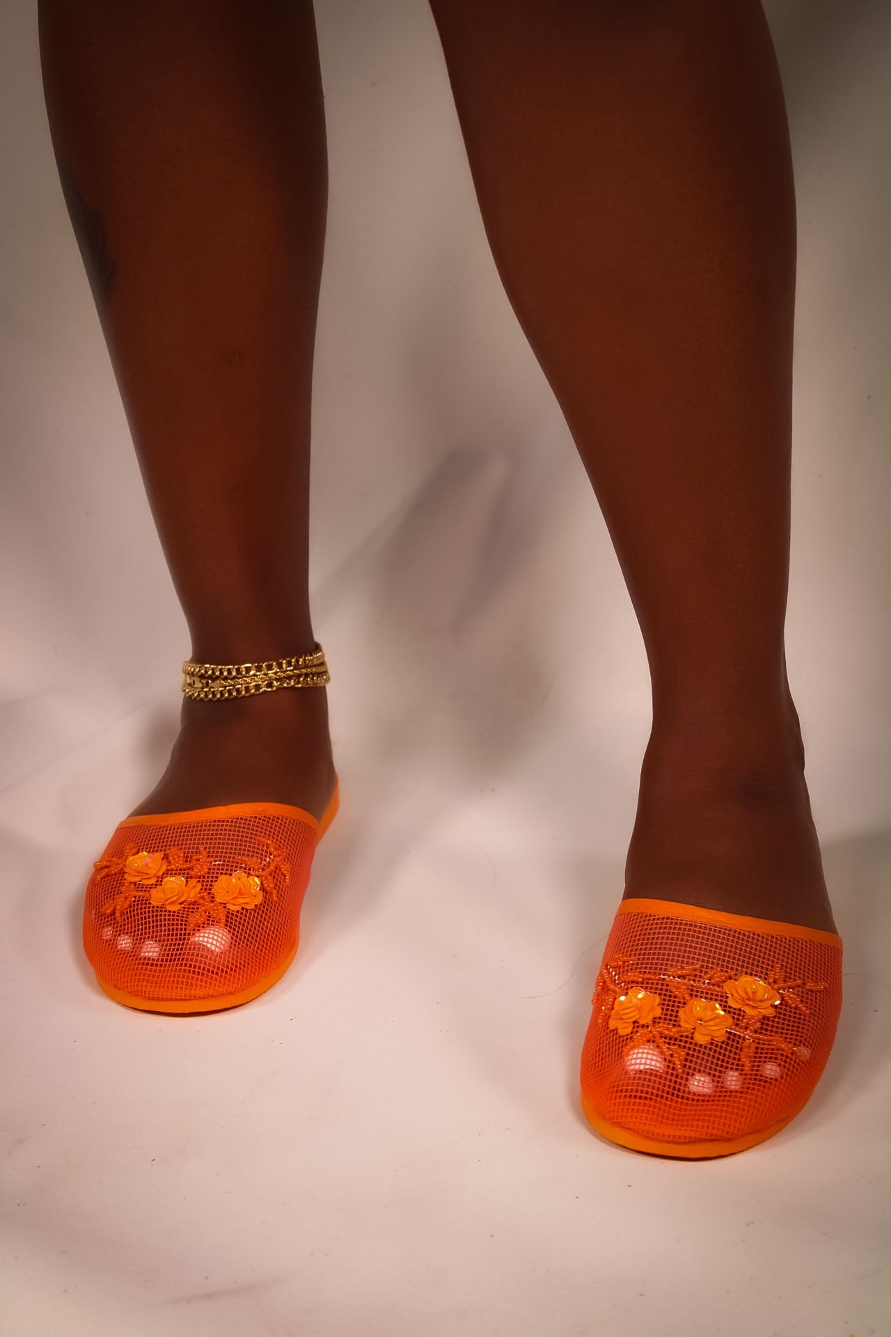 Chinese Slippers Classic Orange