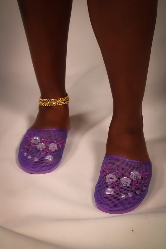 Chinese Slippers Classic Lavender