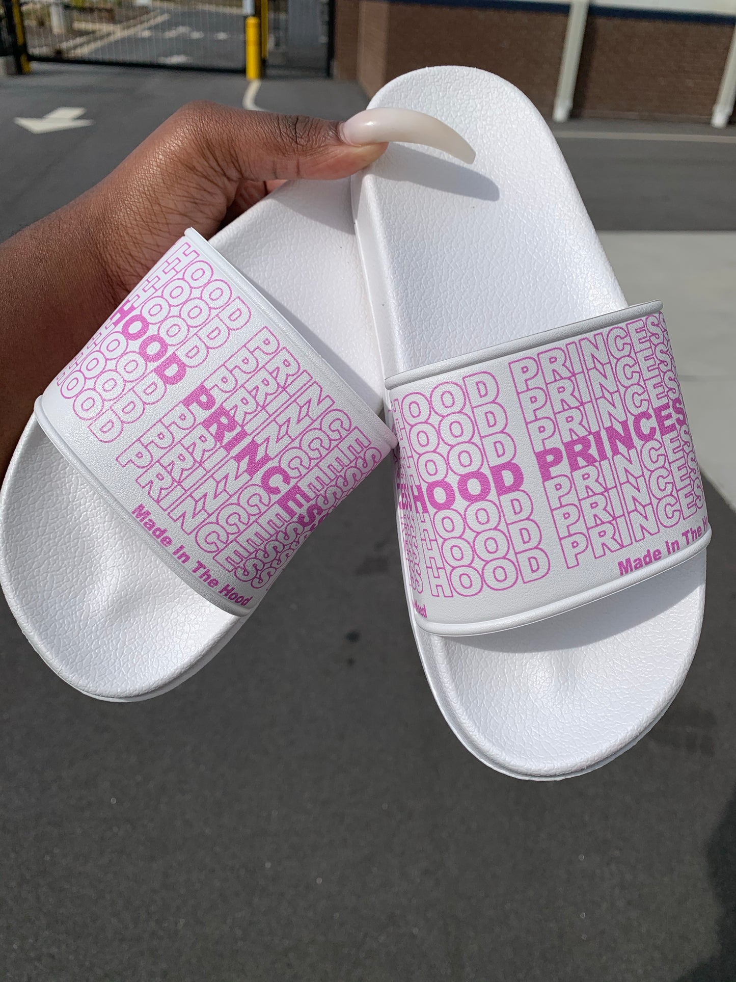 Hood Princess Pink Slides